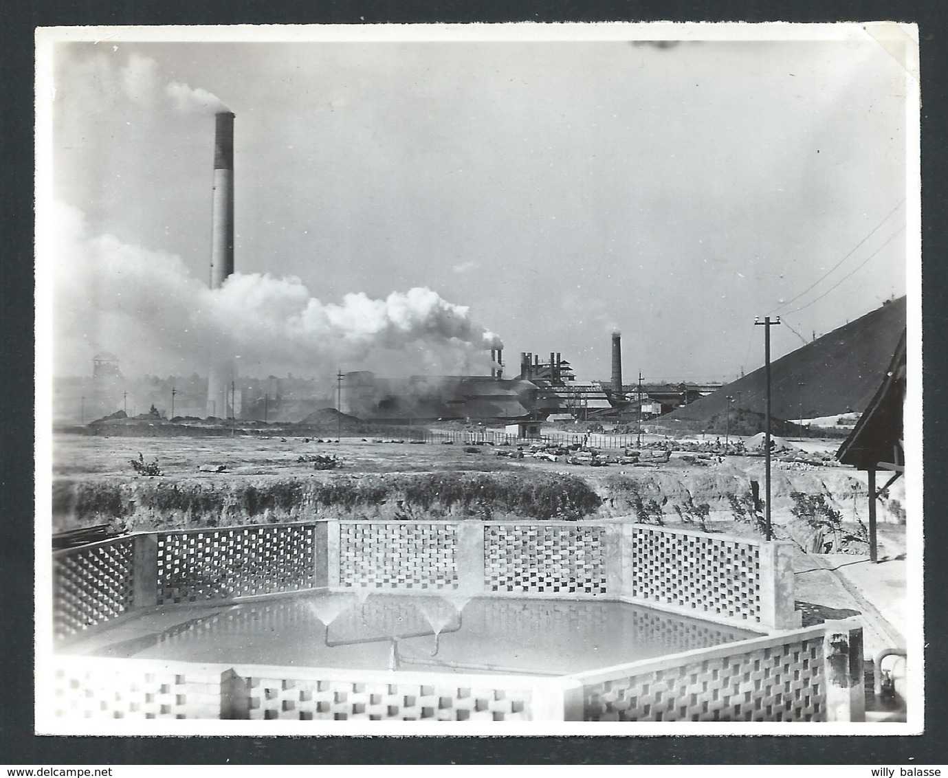 +++ Photo Afrique - Congo Belge - Un centre de pisciculture ELISABETHVILLE - Usines de LUBUMBASHI - Photo Propagande  //