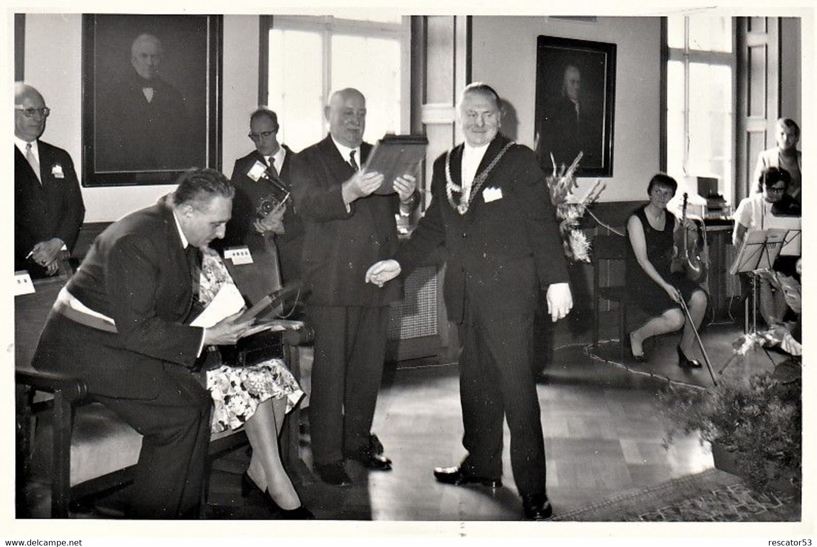 photo-carte de Monsieur Victor Provo ancien maire de Roubaix