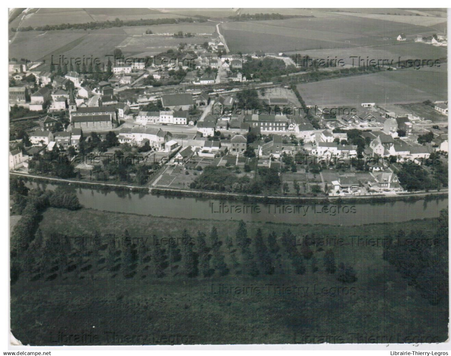 photo Merbes-le-Château  Labuissière vue aérienne