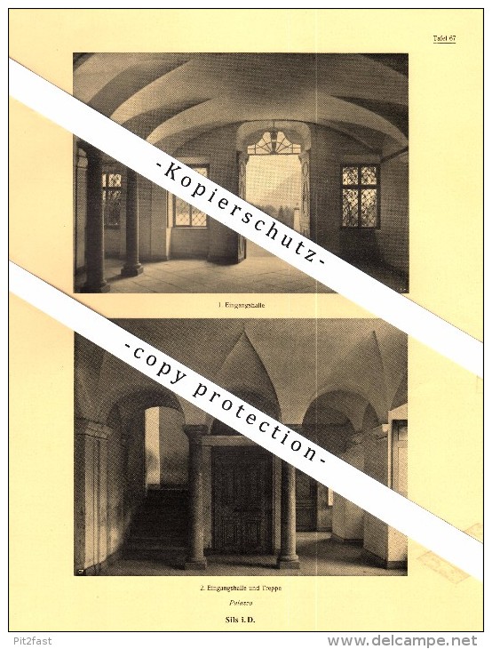 Photographien / Ansichten , 1925 , Sils im Domleschg , Prospekt , Architektur , Fotos !!!