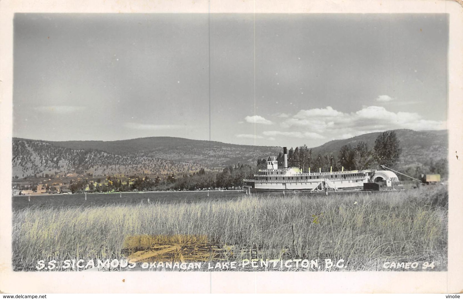 PIE-FO -19-6000 :  S.S. SICAMOUS OKANAGAN LAKE. PENTICTON. B.C.