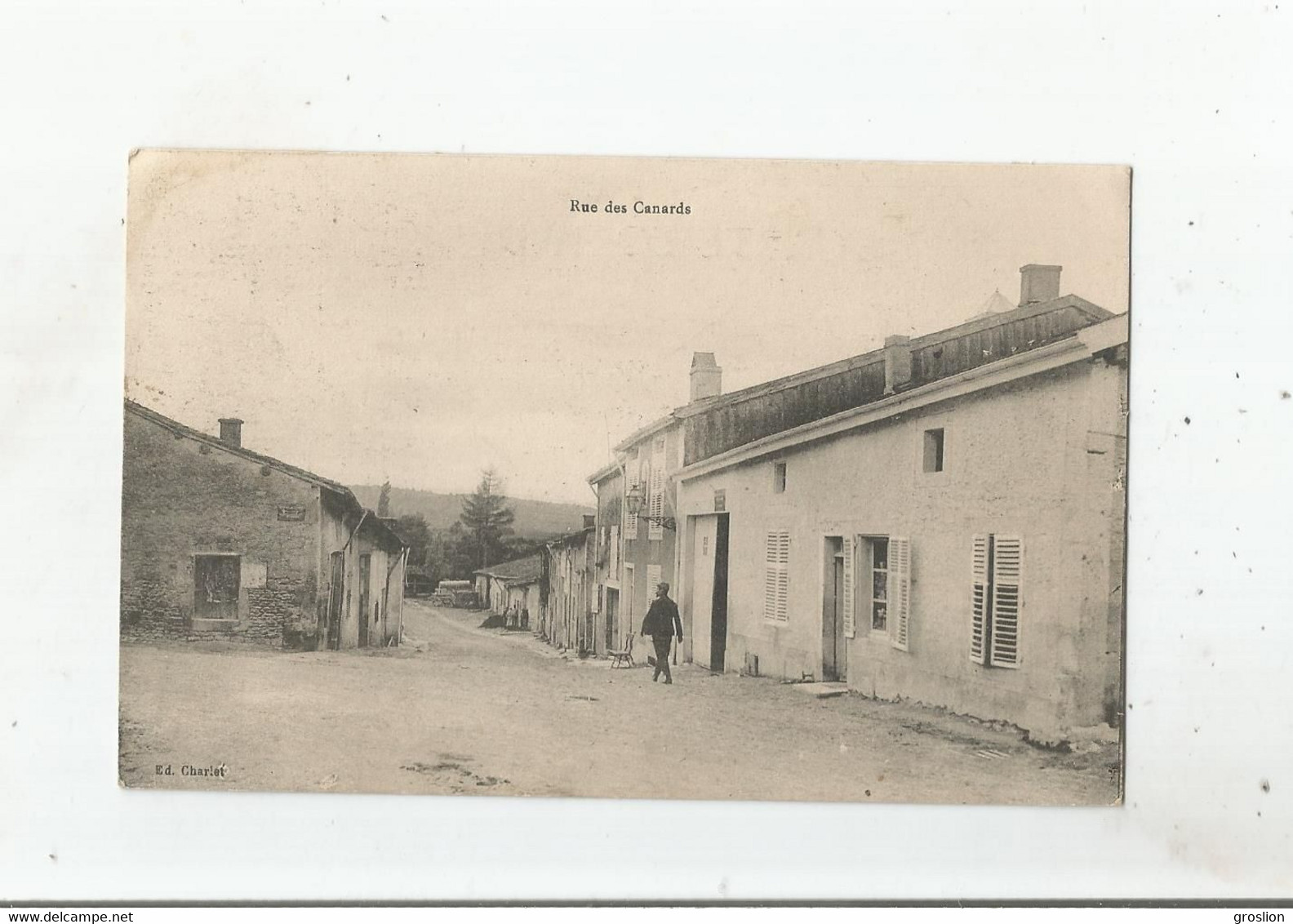 PIERREFITTE SUR AIRE (MEUSE) RUE DES CANARDS (MILITAIRE) 1915