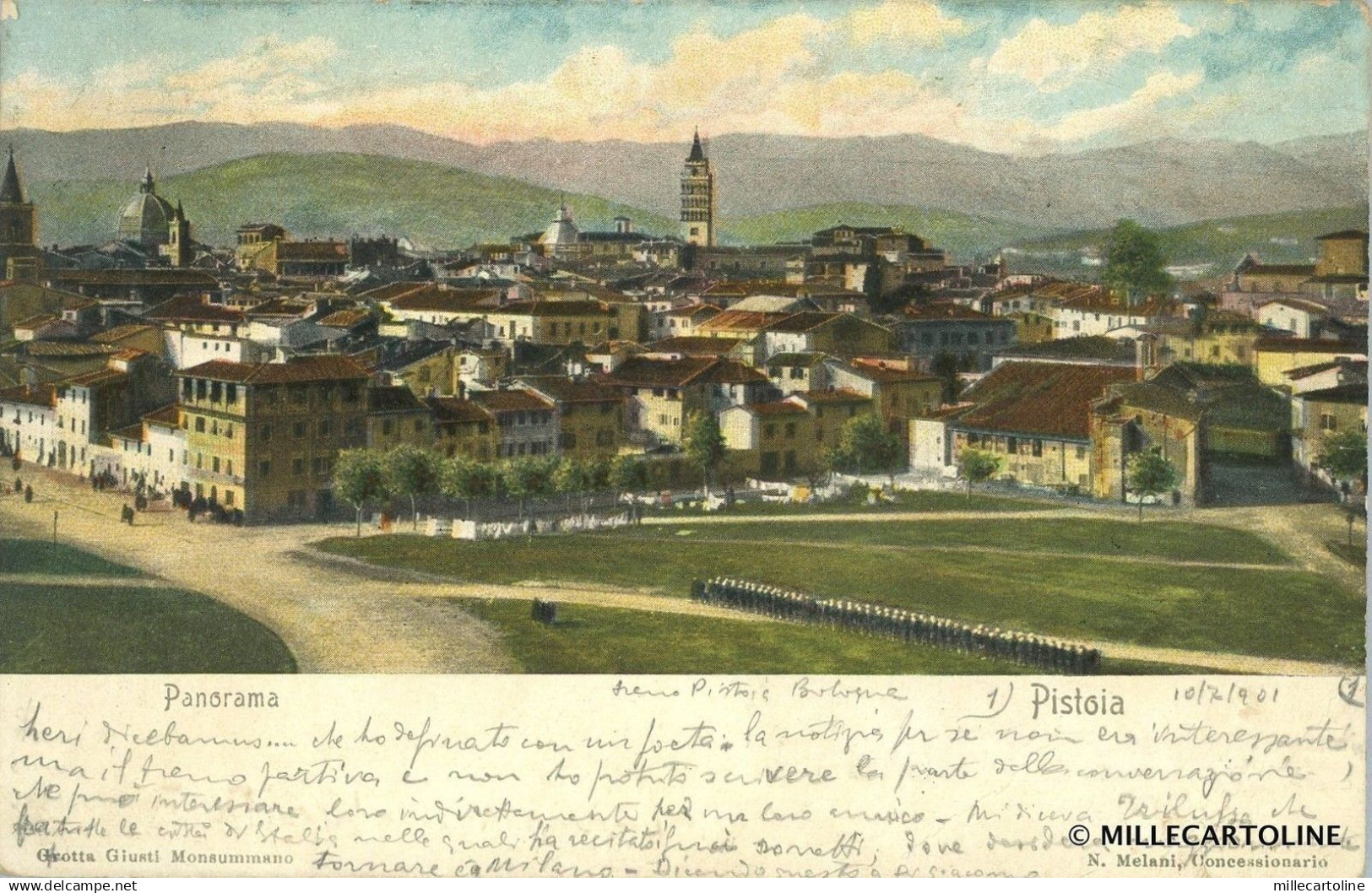 PISTOIA - Panorama 1901