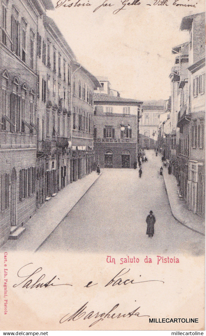 PISTOIA  - Un saluto da Pistoia 1904