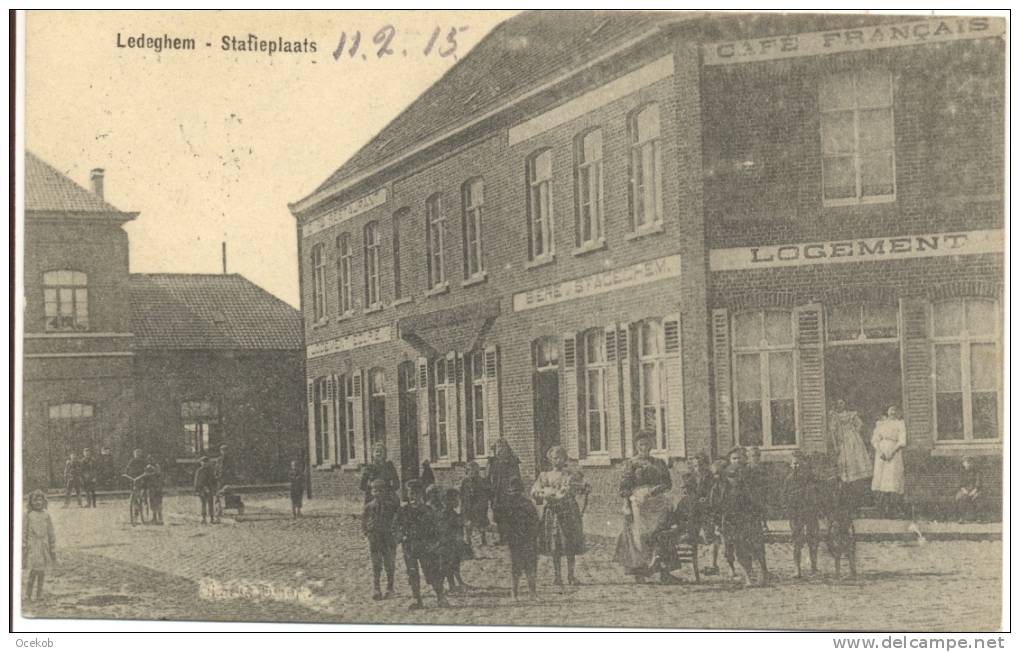 PK Ledegem - Ledeghem Statieplaats 1915