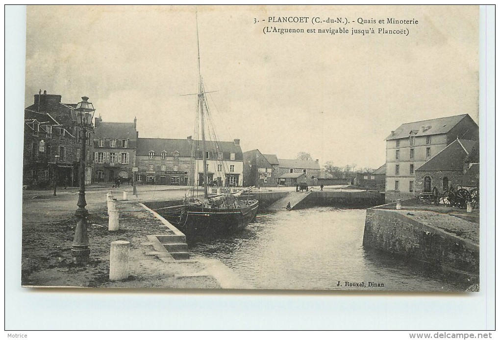 PLANCOËT  - quais et Minoterie.