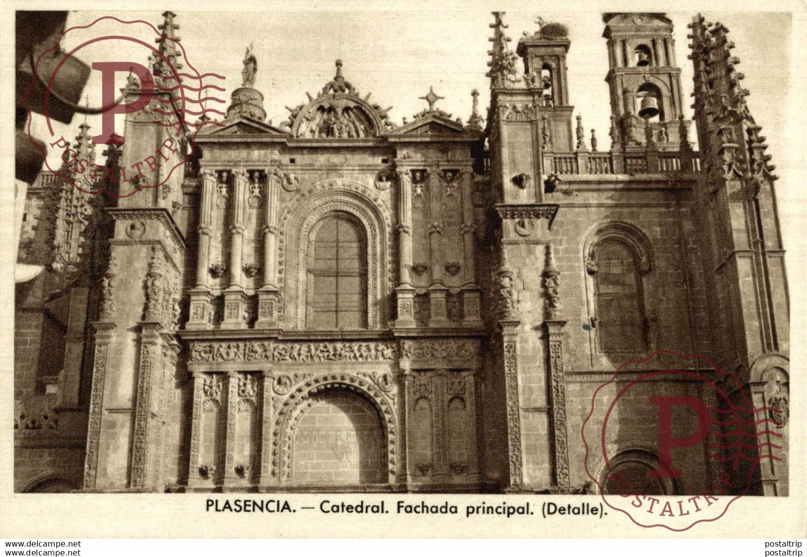 Plasencia Catedral Fachada Principal Detalle  PLASENCIA CÁCERES  EXTREMADURA ESPAÑA