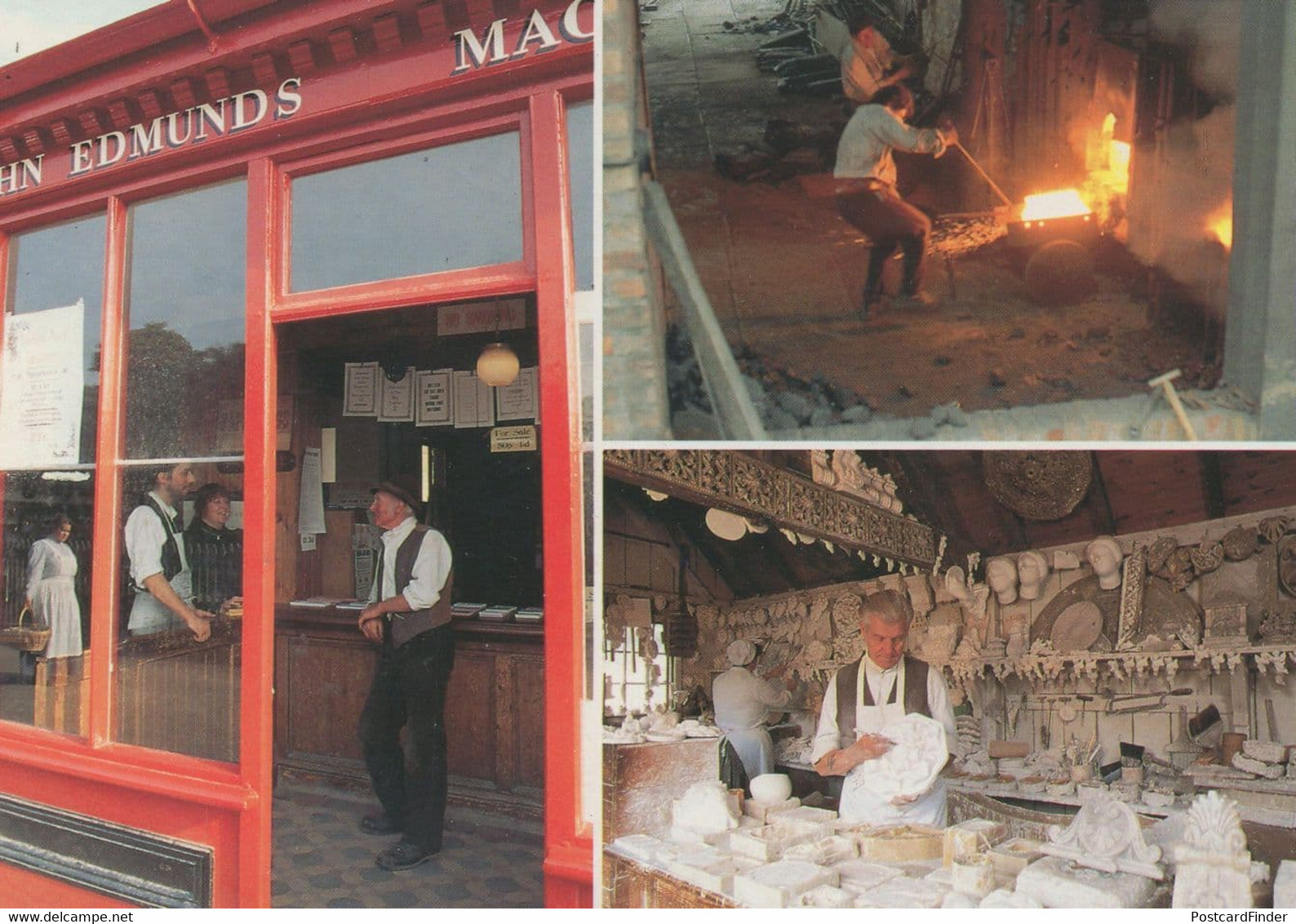 Plasterer DIY Wrought Ironworks Shop Shropshire Postcard