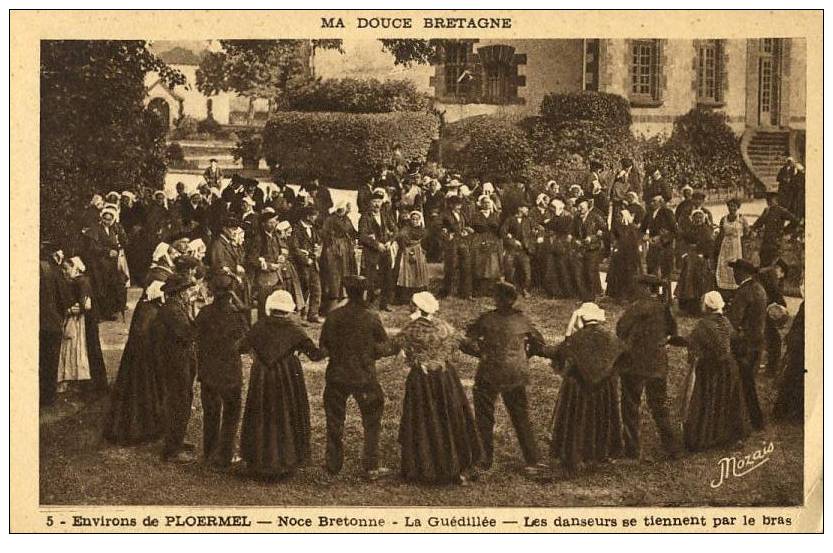 PLOERMEL 56 - Noce Bretonne - La Guédillé - DANSE FOLKLORIQUE