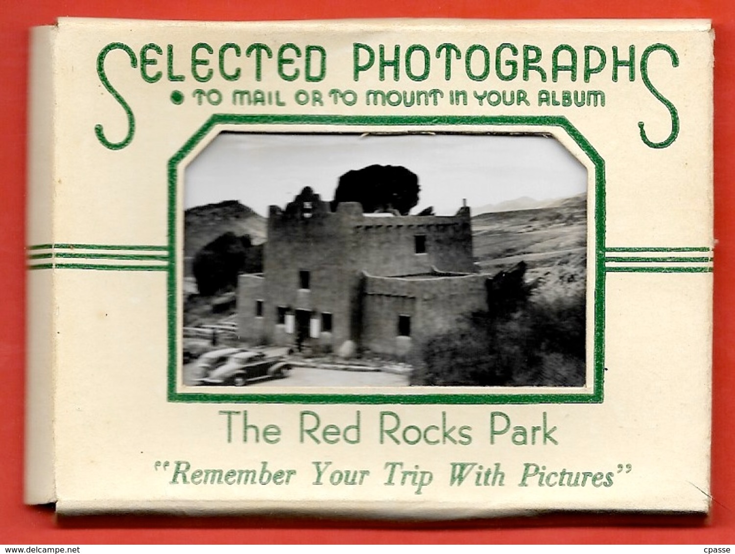 Pochette (8 mini CPSM Post Card) Selected Photographs "The Red Rocks Park" Colorado CO USA Etats-Unis