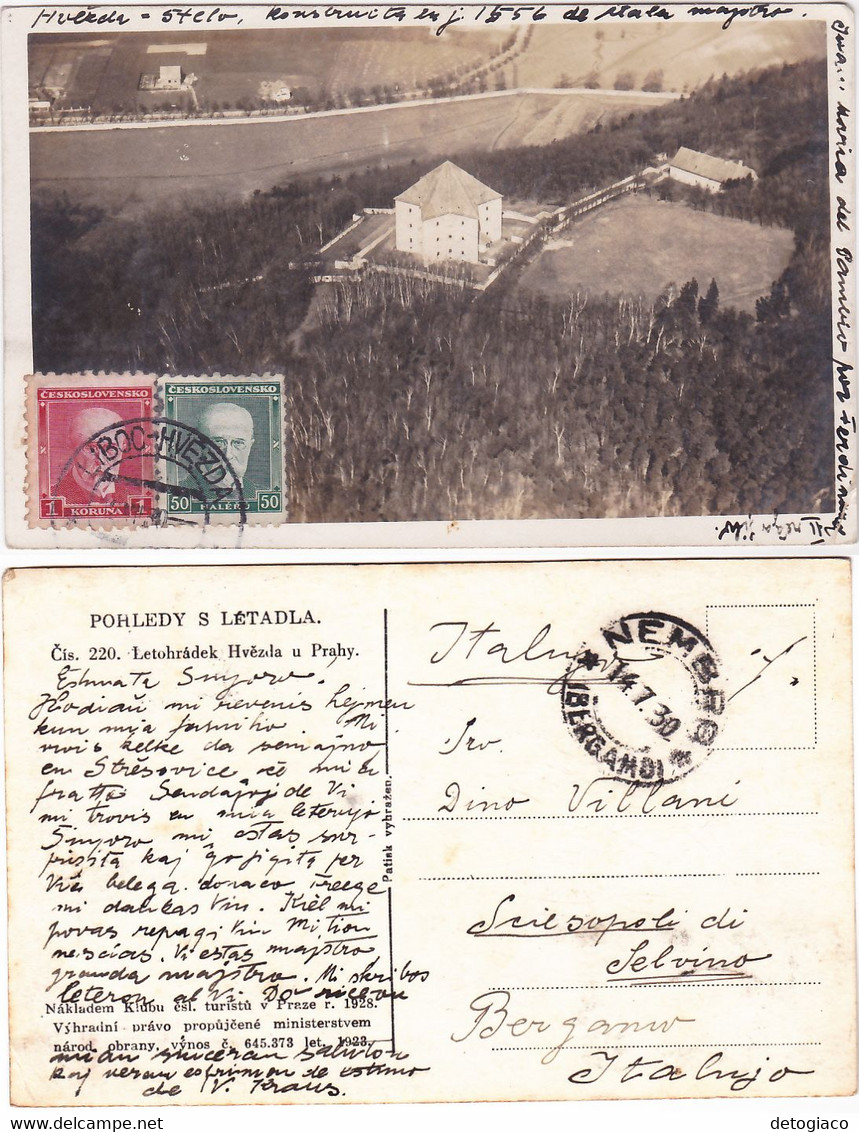 POHLEDY S LETADLA - REPUBBLICA CECA - CZECH REPUBLIC - VIAGG. 1930 -85282-