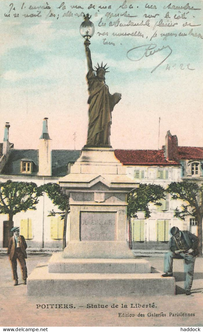 POITIERS : STATUE DE LA LIBERTE