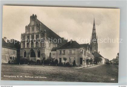 43319716 Koenigsberg Neumark Rathaus Kirche