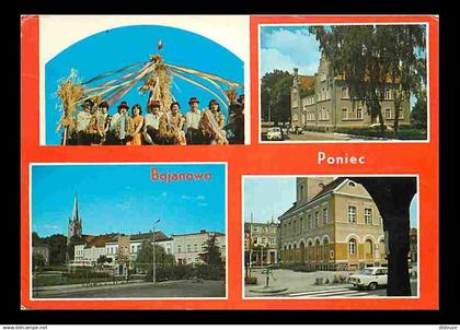 Pologne - Bojanowo - Poniec - Multivues - Automobiles - Folklore - Voir Timbre de Pologne - CPM - Voir Scans Recto-Verso