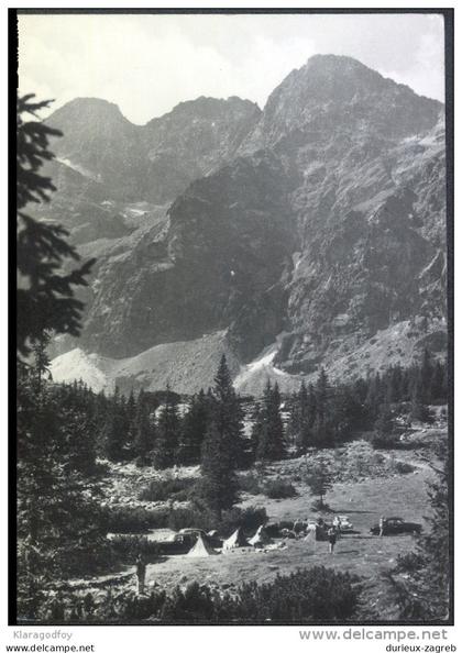 High Tatra old postcard travelled to Yugoslavia 1961 bb150925