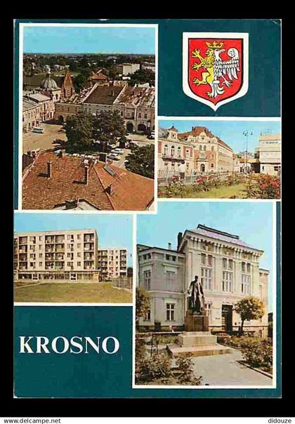 Pologne - Krosno - Multivues - Blasons - Voir Timbre de Pologne - CPM - Voir Scans Recto-Verso