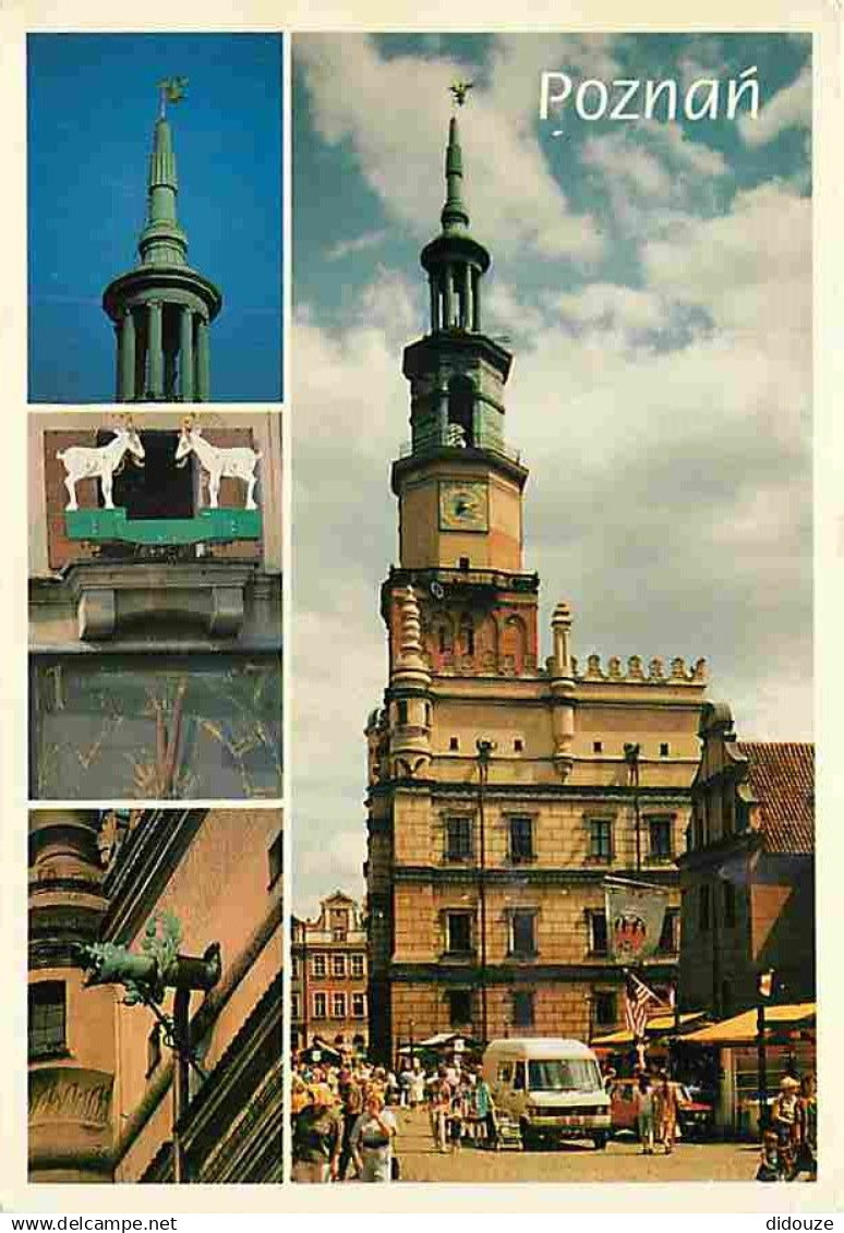 Pologne - Poznan - Multivues - Automobiles - Voir Timbre de Pologne - CPM - Voir Scans Recto-Verso