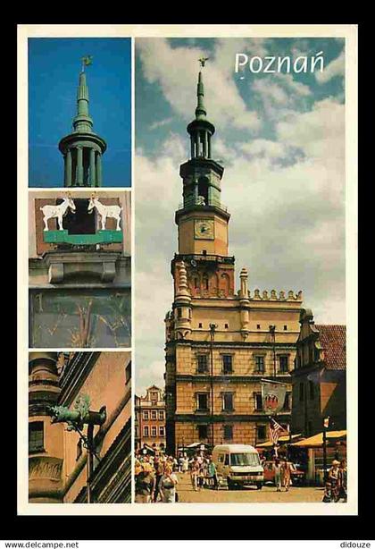 Pologne - Poznan - Multivues - Automobiles - Voir Timbre de Pologne - CPM - Voir Scans Recto-Verso