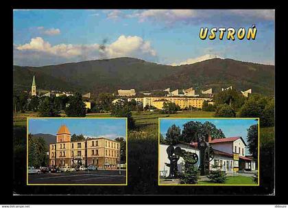 Pologne - Ustron - Multivues - Automobiles - Voir Timbre de Pologne - CPM - Voir Scans Recto-Verso