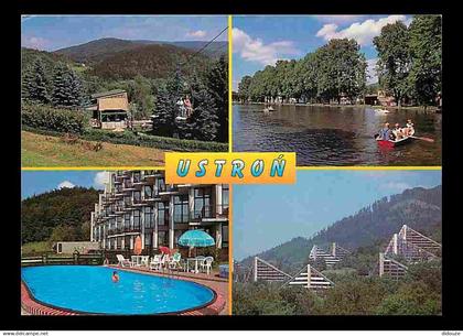 Pologne - Ustron - Multivues - Piscine - Voir Timbre de Pologne - CPM - Voir Scans Recto-Verso