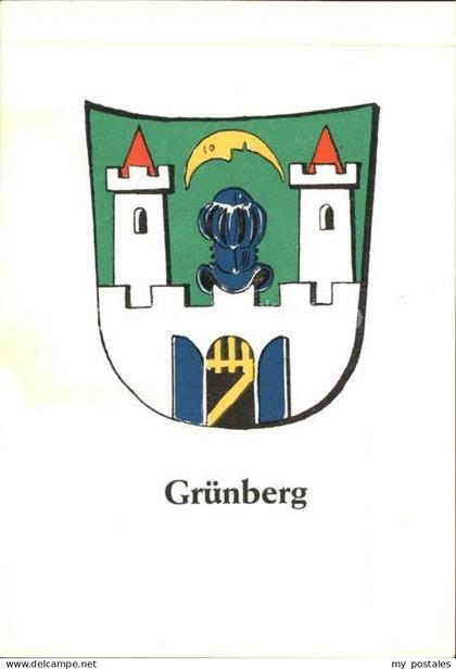 72409566 Gruenberg Schlesien Zielona Gora Wappen Gruenberg Schlesien