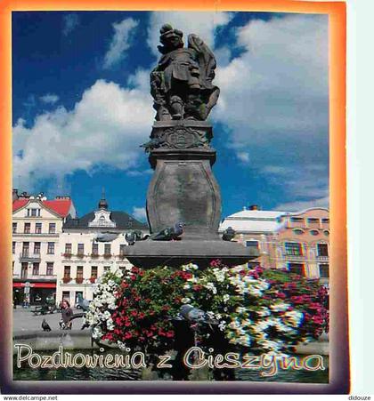 Pologne - Cieszyn - Rynek - Monument - Fleurs - Voir Timbre de Pologne - CPM - Voir Scans Recto-Verso