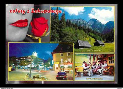 Pologne - Zakopane - Multivues - Automobiles - Folklore - Voir Timbre de Pologne - CPM - Voir Scans Recto-Verso