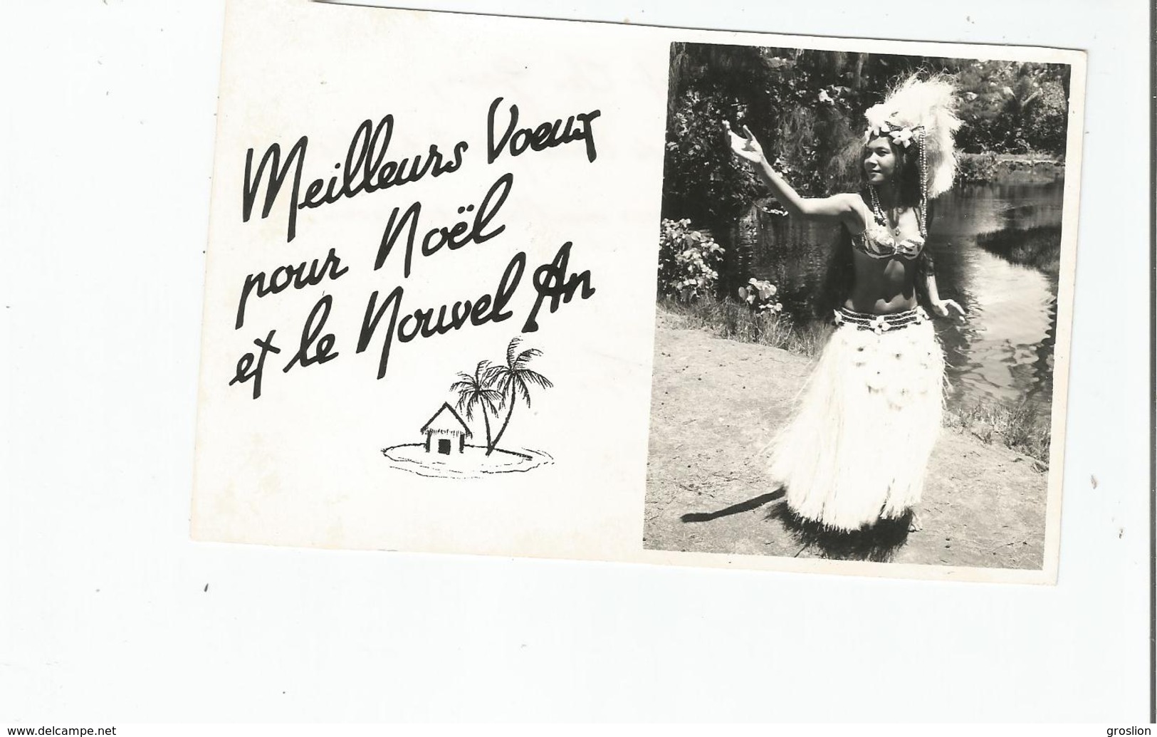 POLYNESIE FRANCAISE CARTE PHOTO TAHITIENNE