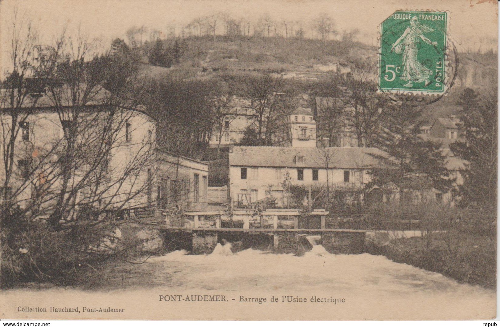 Pont Audemer Barrage de l'Usine Electrique