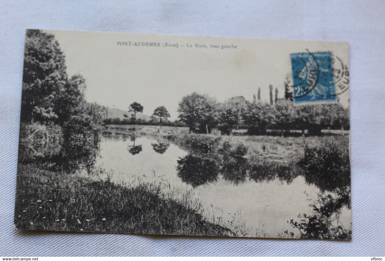 Pont Audemer, la Risle, bras gauche, Eure 27