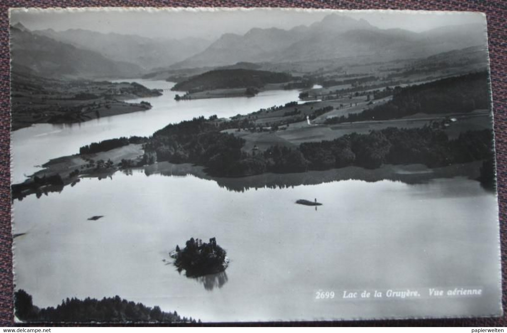 Pont-en-Ogoz (FR) - Lac de la Gruyère vue aérienne / Flugaufnahme