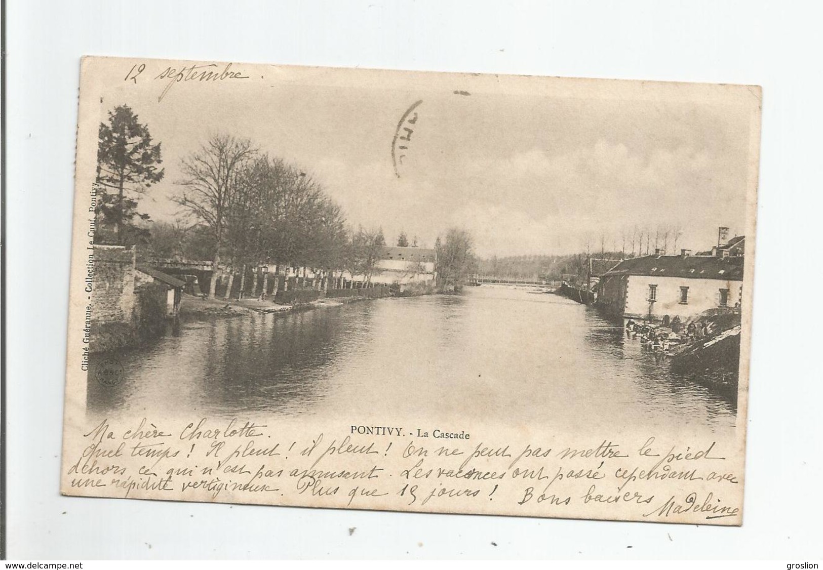 PONTIVY LA CASCADE 1902