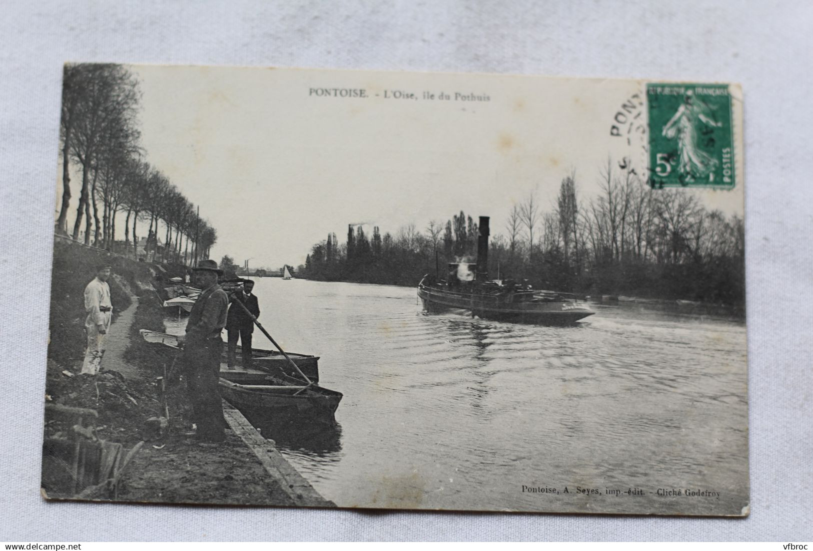 Pontoise, l'Oise, ile du Pothuis, Val d'Oise 95