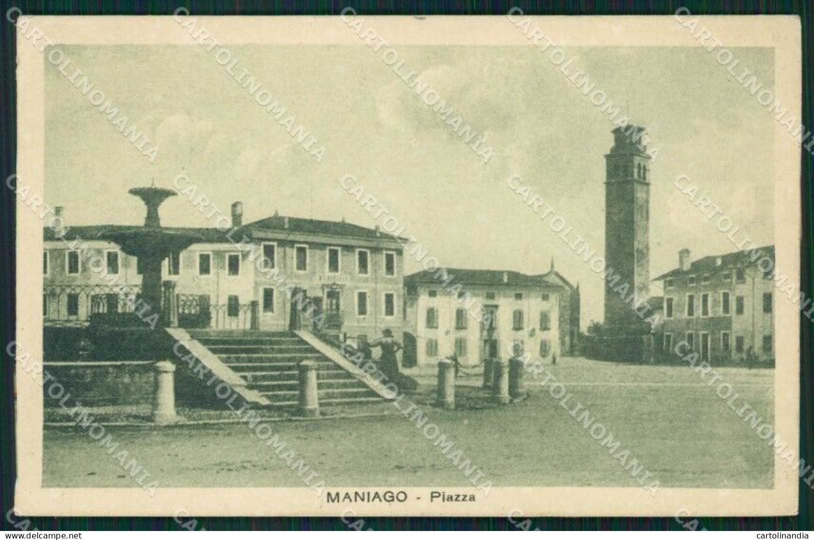 Pordenone Maniago cartolina QZ8897