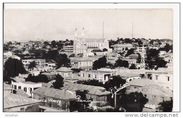 PORT AU PRINCE HAITI PANORAMA (CARTE PHOTO)