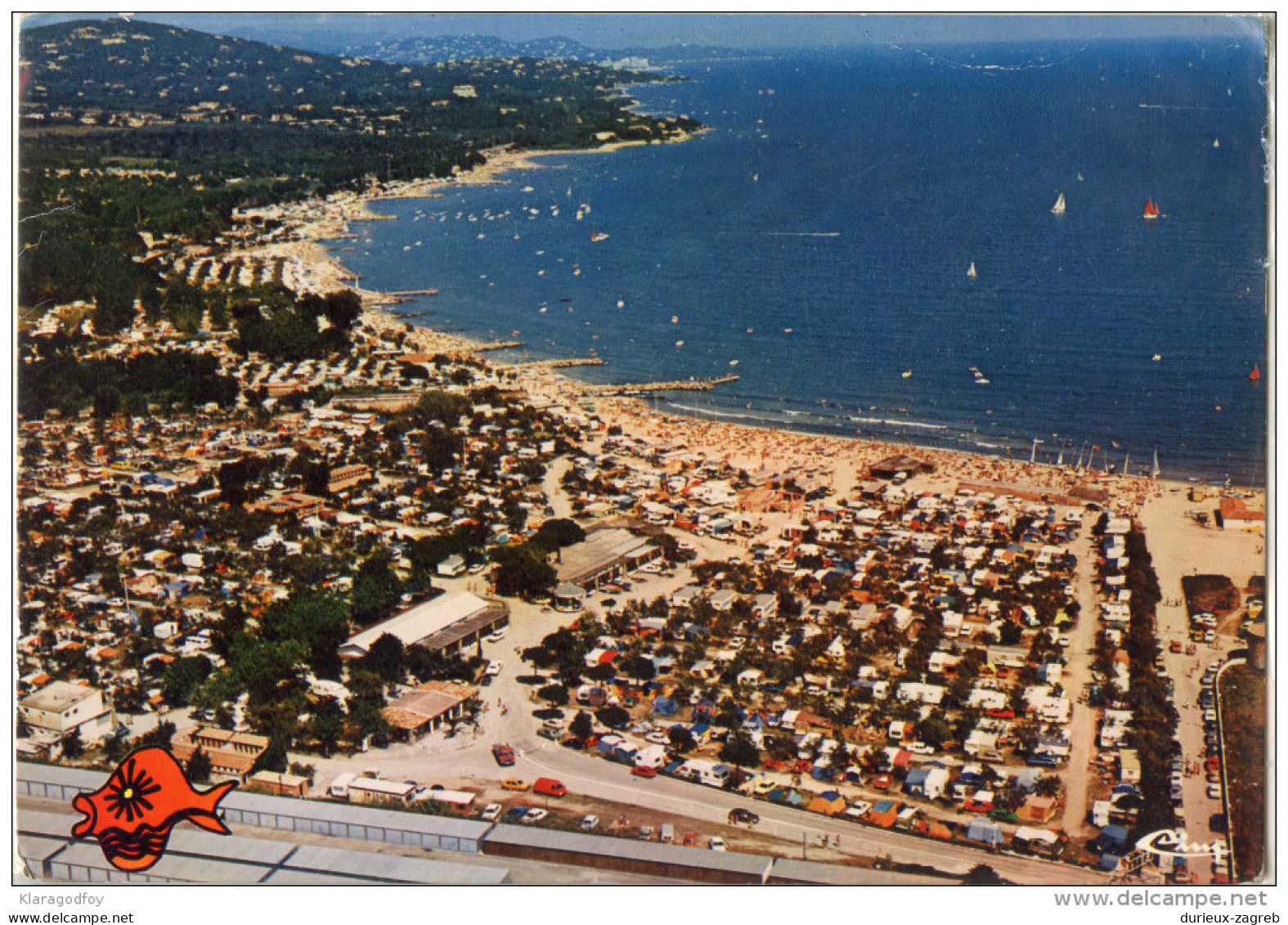 Port-Grimaud postcard travelled 1978 bb