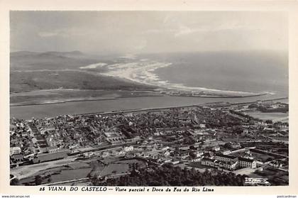 Portugal - VIANA DO CASTELO - Vista parcial e Doca da Foz do Rio Lima - Ed. Passaporte Loty 25