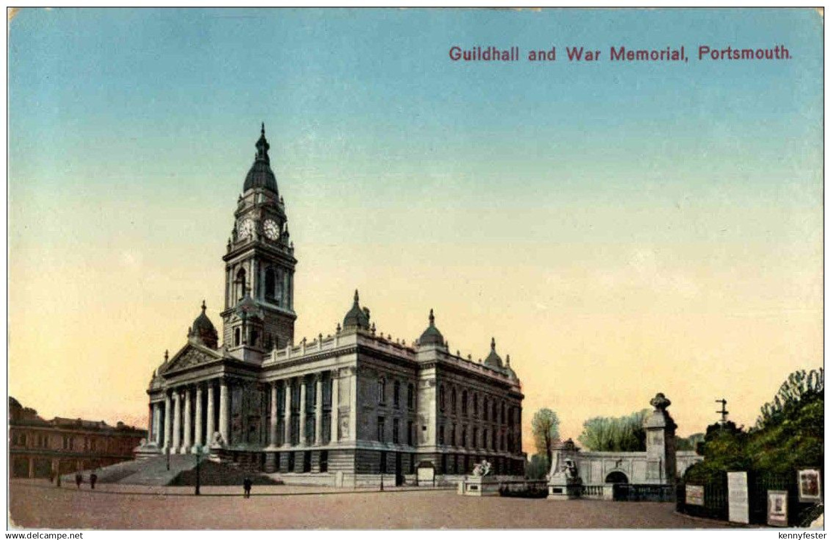 Portsmouth - Guildhall and War Memorial