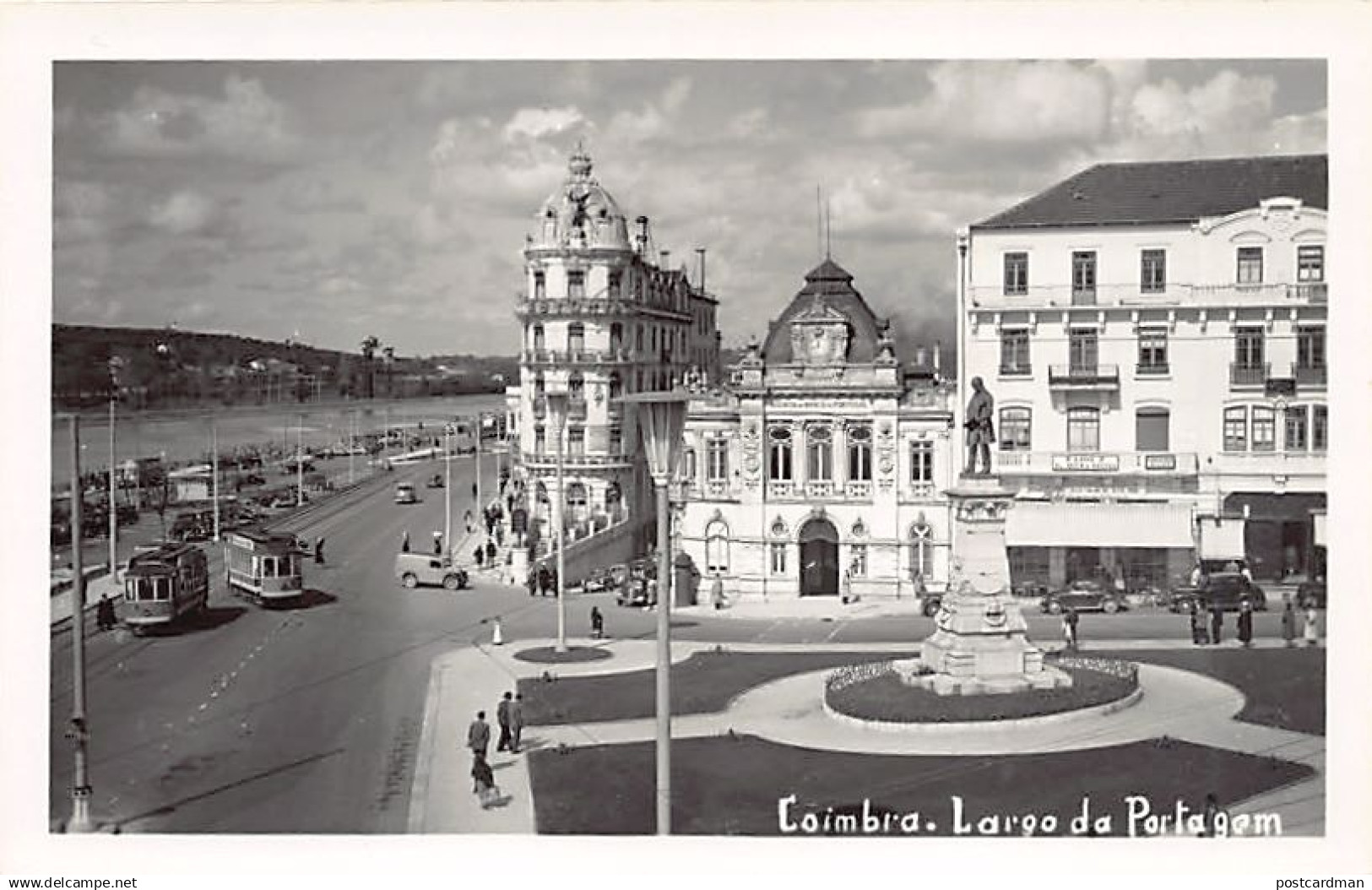 Portugal - COIMBRA - Largo da Portagem - POSTAL FOTO