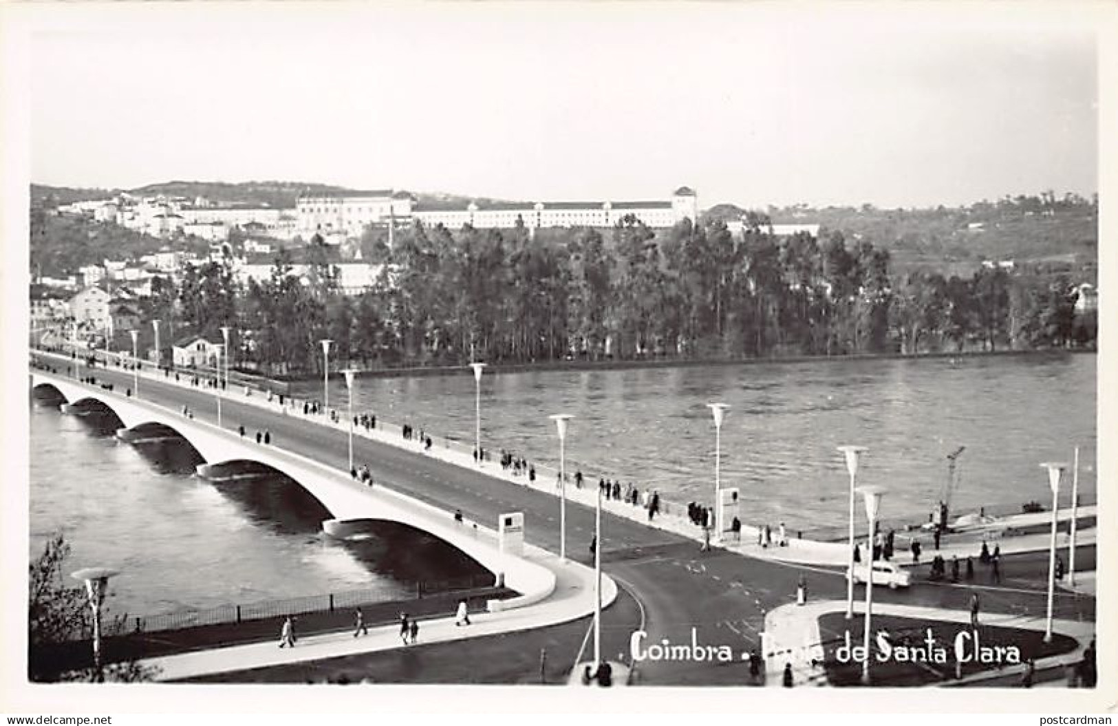 Portugal - COIMBRA - Ponte de Santa Clara - POSTAL FOTO