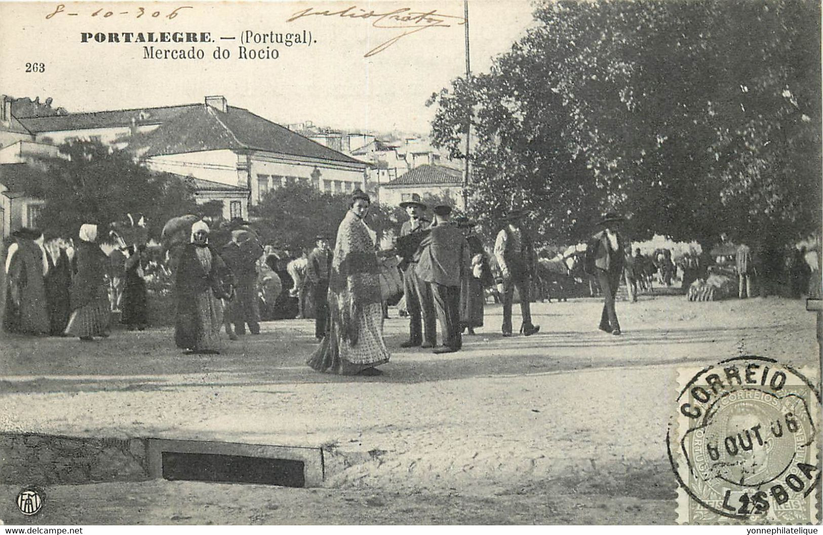 PORTUGAL-PORTALEGRE - mercado do rocio - superbe - (Por-65)