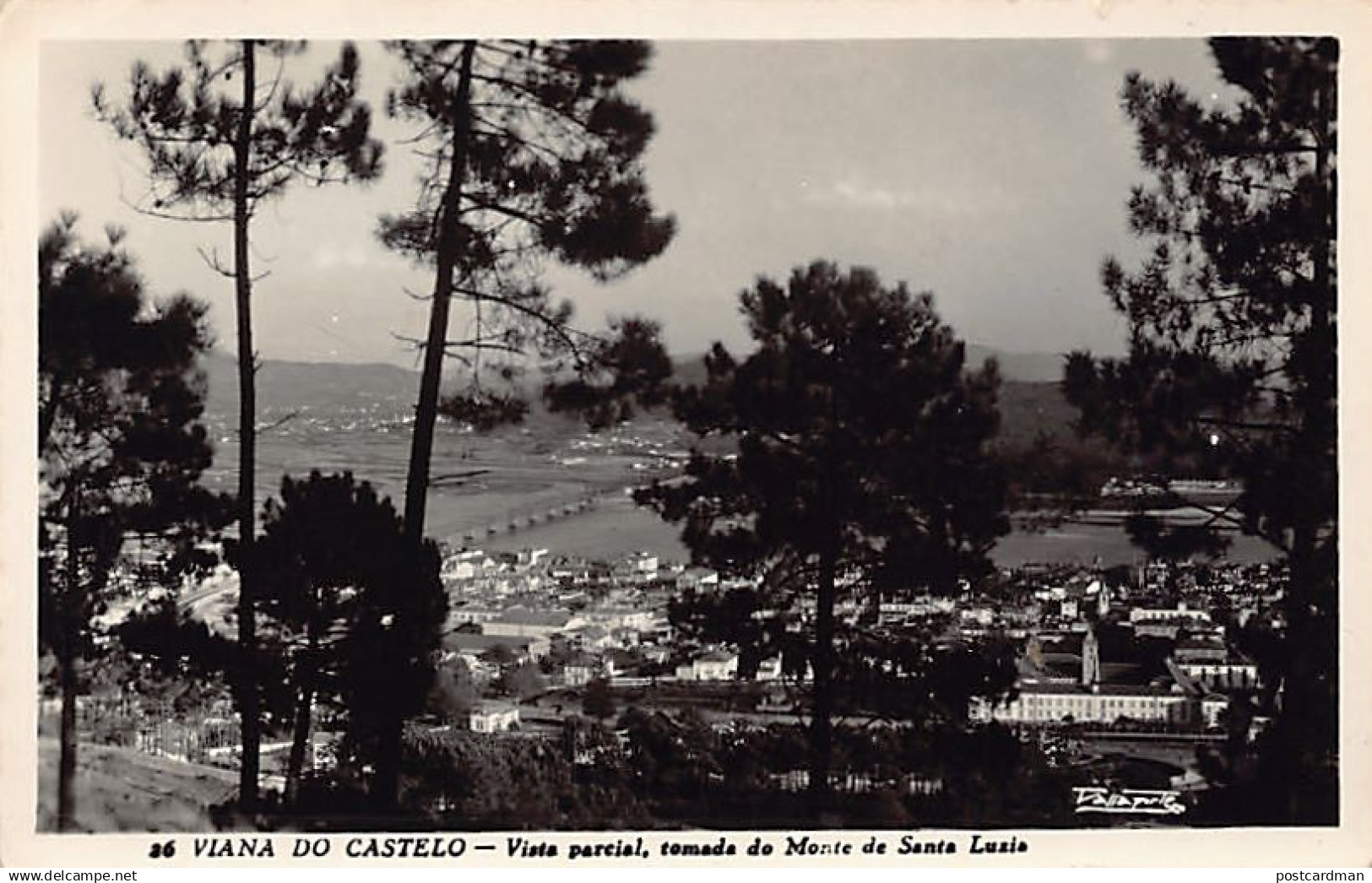 Portugal - VIANA DO CASTELO - Vista parcial, tomada do Monte de Santa Lucia - Ed. Loty 26