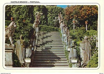 Portugal - Castelo Branco - Jardim do Paço e Escadarias dos Apôstolos - Jardin de Ville et Escalier des Apôtres - Art Re