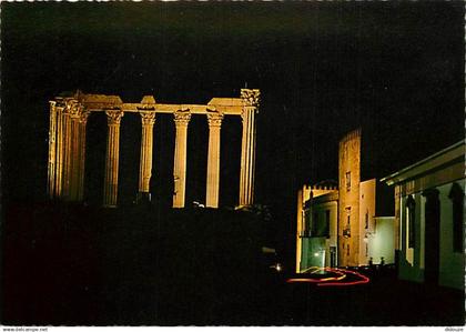 Portugal - Evora - Templo de Diana (noturno) - Temple de Diane (de nuit) - CPM - Carte Neuve - Voir Scans Recto-Verso