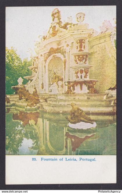 PORTUGAL, Vintage postcard, Leiria, Fountain of Leiria