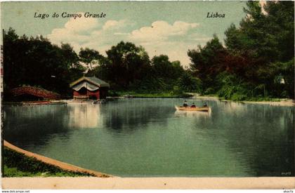 CPA AK LISBOA - Lago do Campo Grande PORTUGAL (760422)
