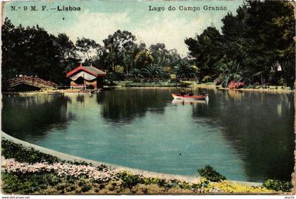 CPA AK LISBOA - Lago do Campo Grande PORTUGAL (760550)