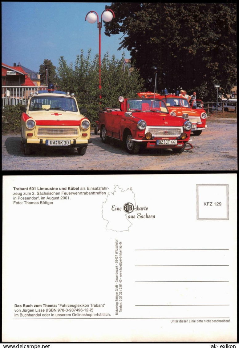 Possendorf-Bannewitz Trabant als Einsatzfahrzeug Feuerwehrtreffen 2001