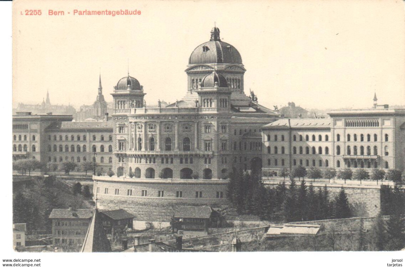 POSTAL     BERNA  -SUIZA  - EDIFICIO DEL PARLAMENTO  ( PARLAMENTSGEBÄUDE )