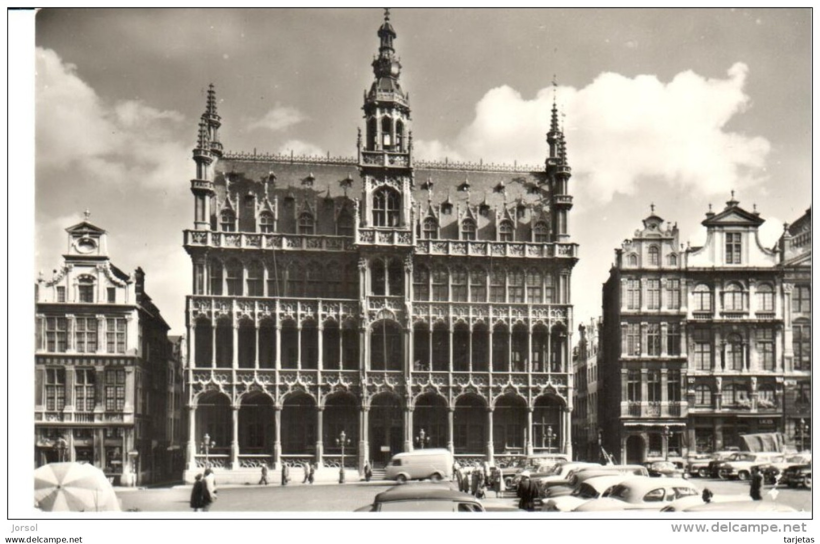 POSTAL     BRUSELAS  - BELGICA -- PALACIO DEL REY  -